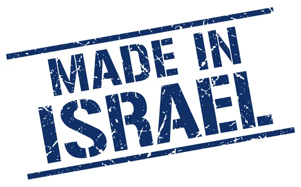 Feito em selo israel — Vetor de Stock