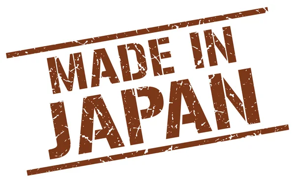 Feito no selo japão — Vetor de Stock