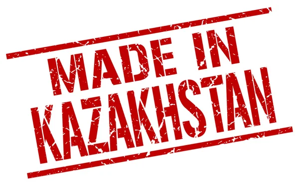 Gemaakt in Kazachstan stempel — Stockvector