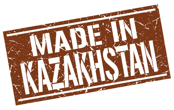Feito em selo do Cazaquistão — Vetor de Stock