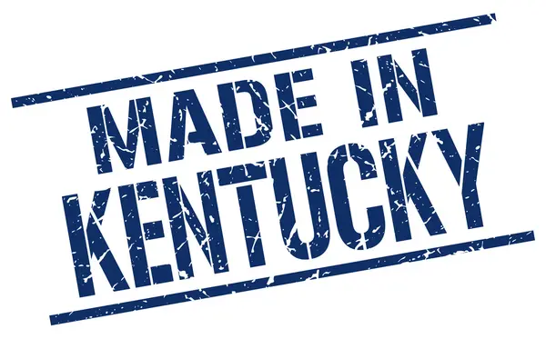 Gemaakt in kentucky stempel — Stockvector