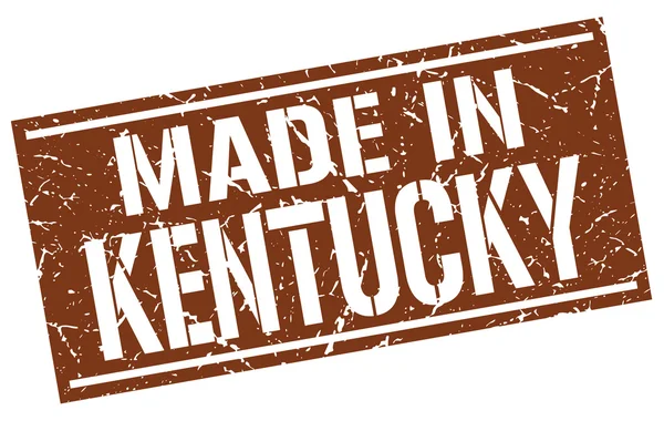 Hergestellt in kentucky Marke — Stockvektor