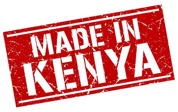Feito em carimbo kenya — Vetor de Stock