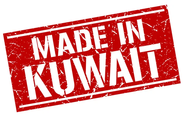 Made in Kuwait stamp — Stock Vector