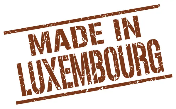 Fabriqué au Luxembourg timbre — Image vectorielle