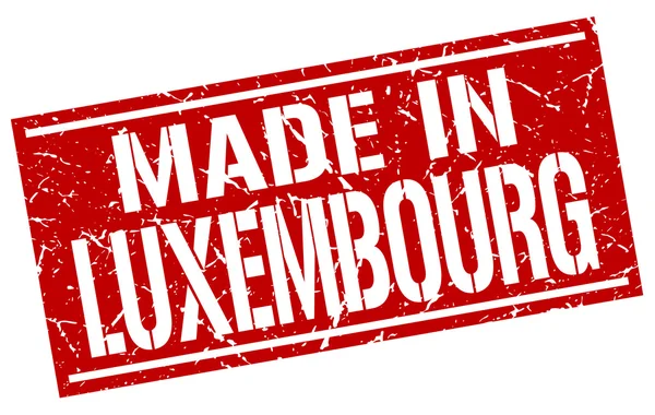 Fabriqué au Luxembourg timbre — Image vectorielle