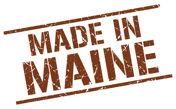 Made in Maine stamp — Stock Vector