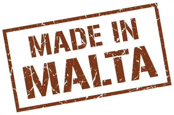Malta damga yapılmış — Stok Vektör