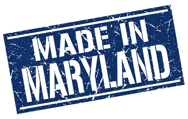 Hecho en el sello de Maryland — Archivo Imágenes Vectoriales