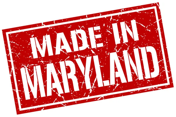 Hecho en el sello de Maryland — Archivo Imágenes Vectoriales