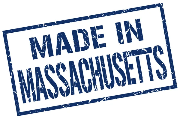 Made in Massachusetts stamp — Stock Vector