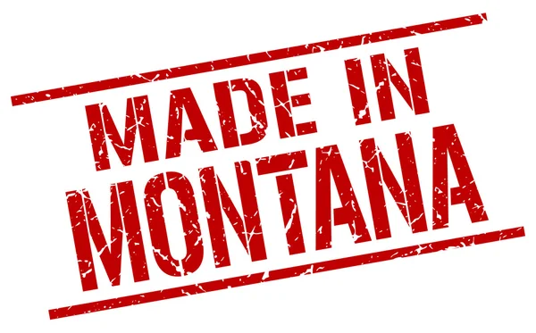 Made in Montana stamp — Stock Vector