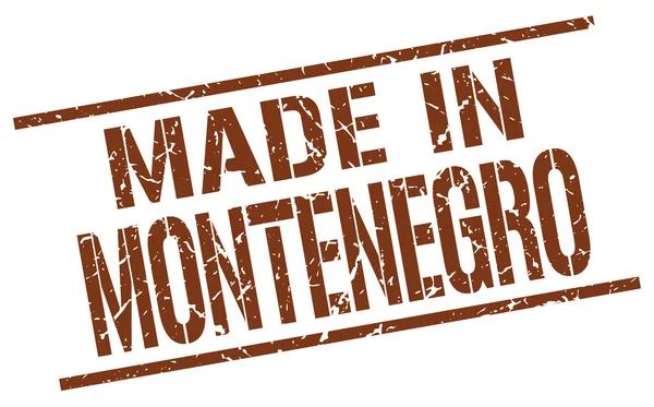 Feita em Montenegro selo —  Vetores de Stock