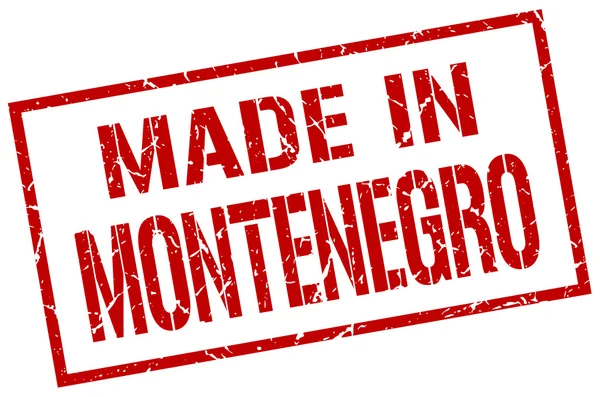 Feita em Montenegro selo —  Vetores de Stock