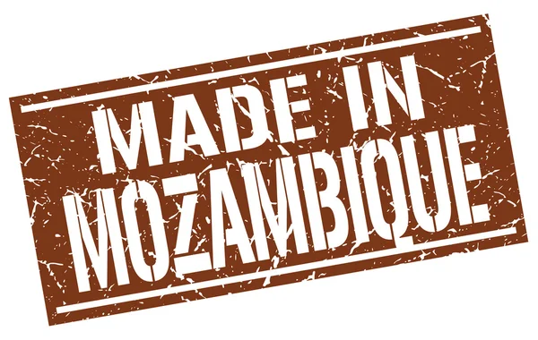 Hergestellt in Mosambik Marke — Stockvektor