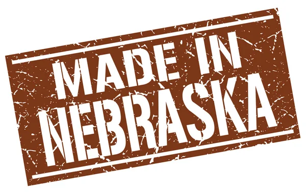 Made in Nebraska stamp — Stock Vector