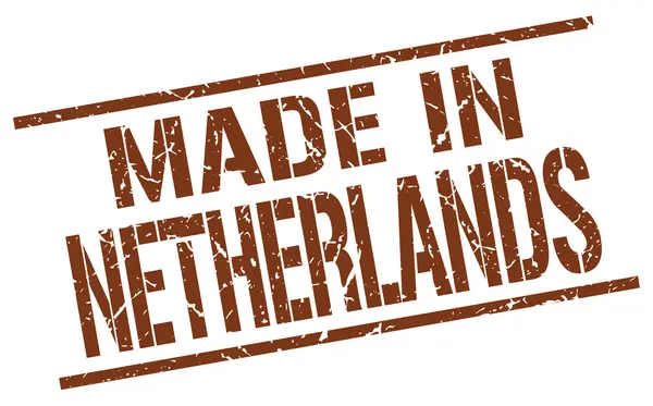 Gemaakt in Nederland stempel — Stockvector