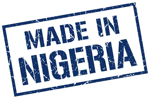 Made in Nigeria stamp — Stock Vector