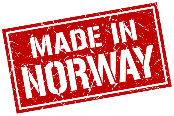 Сделанный в печати Норвегии — стоковый вектор
