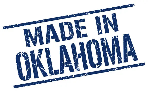 Fabriqué en Oklahoma timbre — Image vectorielle