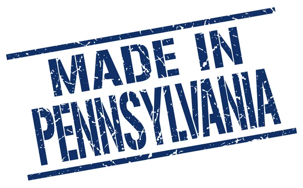 Hecho en Pennsylvania sello — Archivo Imágenes Vectoriales