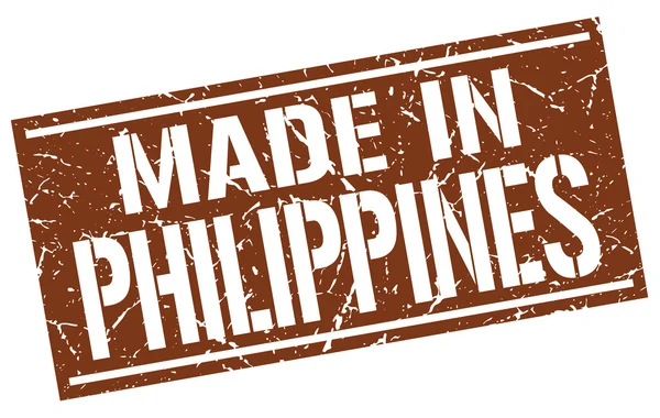 Fabriqué en philippines timbre — Image vectorielle