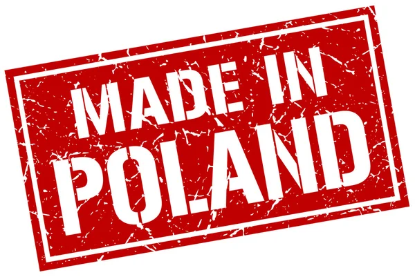 W Polsce pieczęć — Wektor stockowy