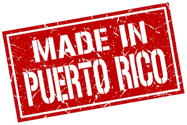 Hecho en Puerto Rico sello — Vector de stock