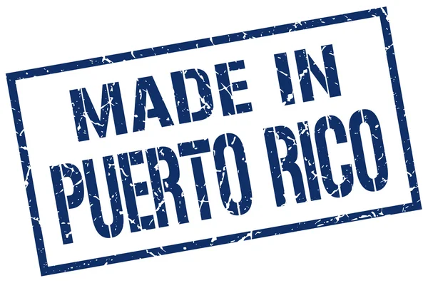 Hecho en Puerto Rico sello — Vector de stock