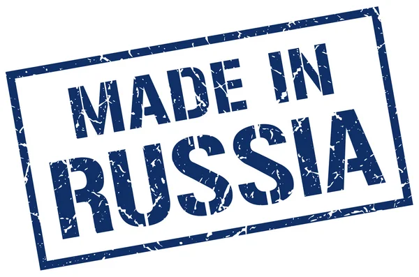 Timbre fabriqué en Russie — Image vectorielle