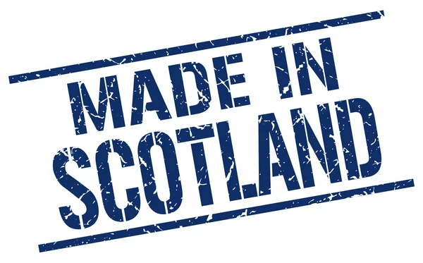 Gemaakt in Schotland stempel — Stockvector