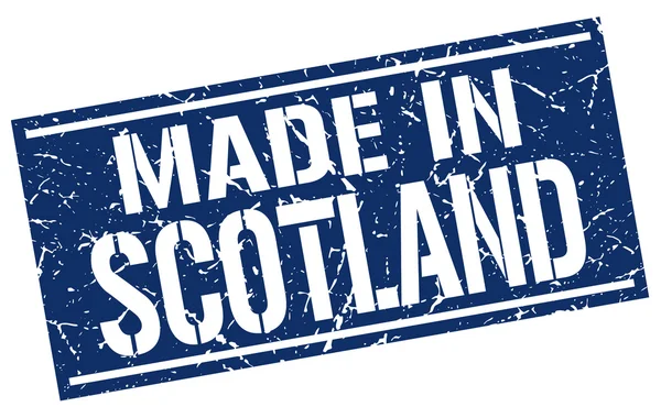 Hergestellt in Schottland Briefmarke — Stockvektor