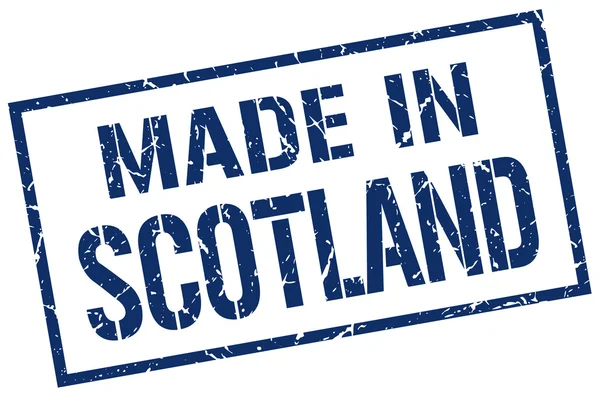 Gemaakt in Schotland stempel — Stockvector