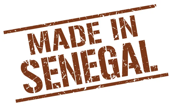 W Senegalu stempel — Wektor stockowy