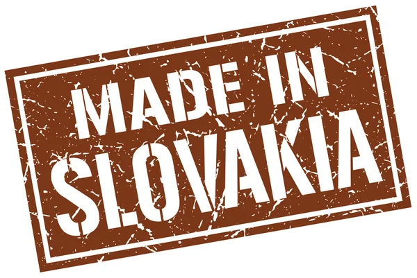 Slovakya damga yapılmış — Stok Vektör