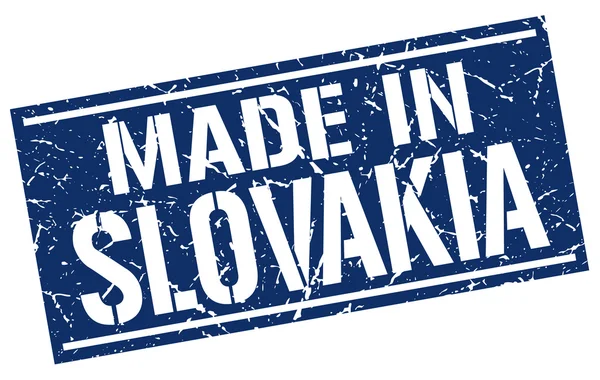 Gemaakt in Slowakije stempel — Stockvector