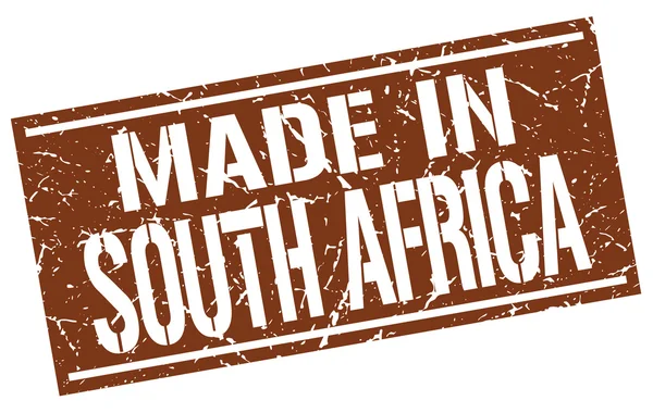 Hecho en Sudáfrica sello — Vector de stock