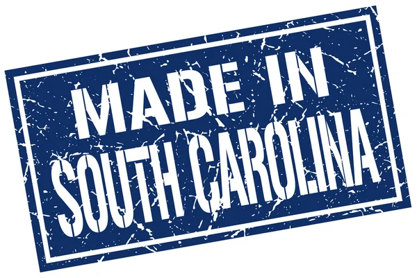 Gemaakt in south carolina stempel — Stockvector