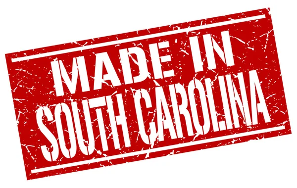 Gemaakt in south carolina stempel — Stockvector