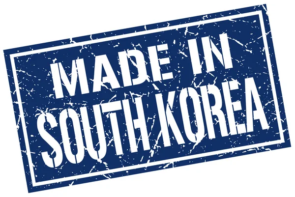 Hecho en Corea del Sur sello — Archivo Imágenes Vectoriales