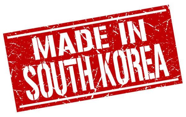 Hecho en Corea del Sur sello — Vector de stock