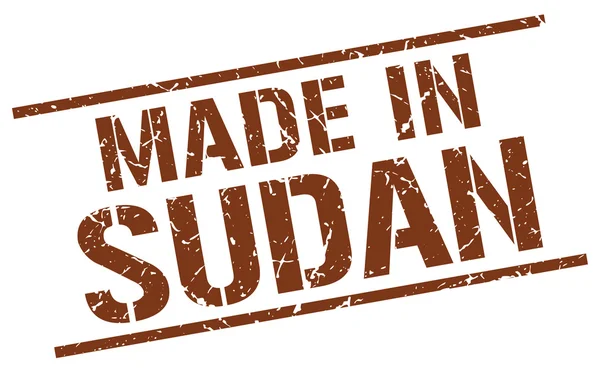 Made in Sudan stamp — Stock Vector
