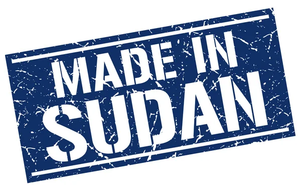 Made in Sudan stamp — Stock Vector