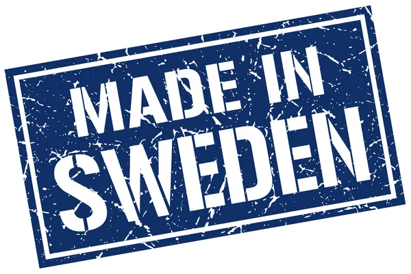 Made in Sweden Briefmarke — Stockvektor