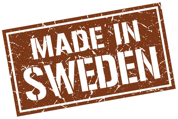 İsveç pulundan yapılmış. — Stok Vektör