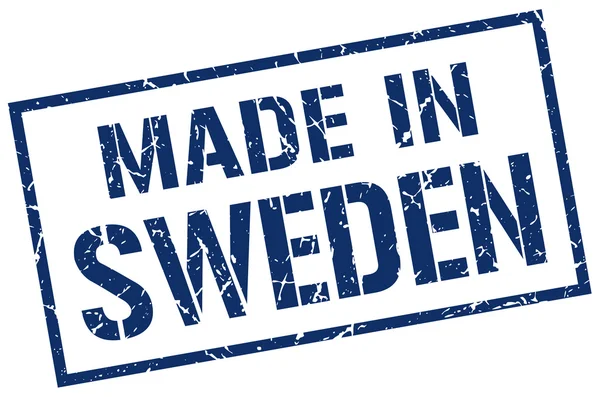 Made in Sweden Briefmarke — Stockvektor