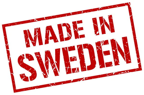 Wykonane w Szwecji stempel — Wektor stockowy