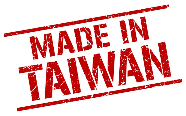 Made in taiwan stempel — Stockvector
