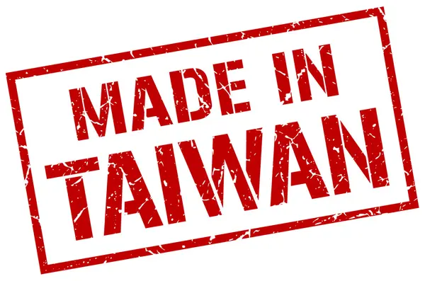 Made in taiwan stempel — Stockvector