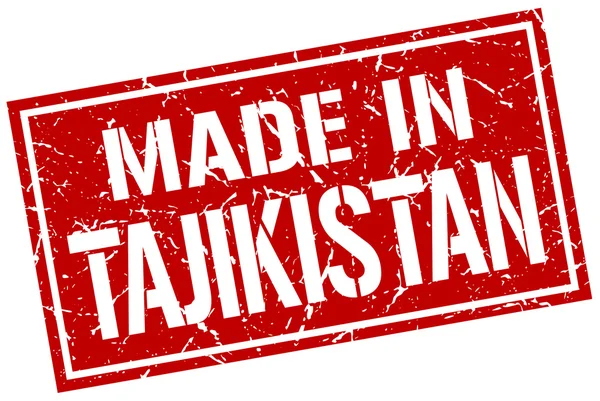 Feita em selo do Tajiquistão — Vetor de Stock